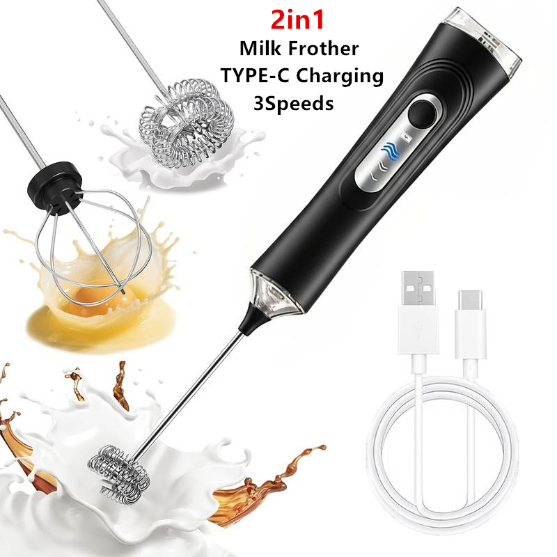 Milk Frother Automatic - Espumador de Leche Eléctrico + Batidor