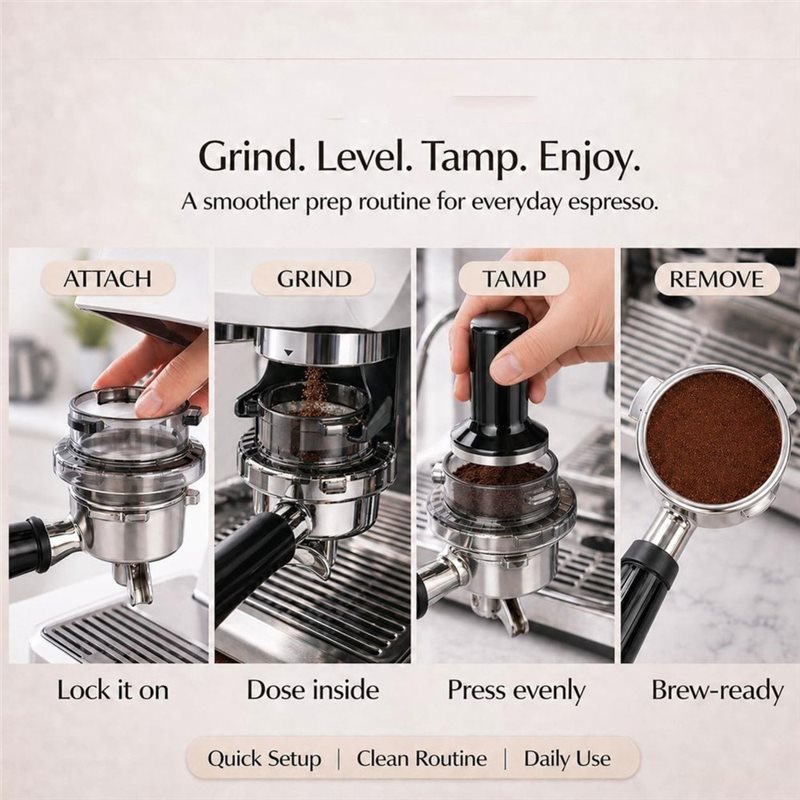 Breville Espresso Barista Touch - Embudo dosificador B15C de 54 mm