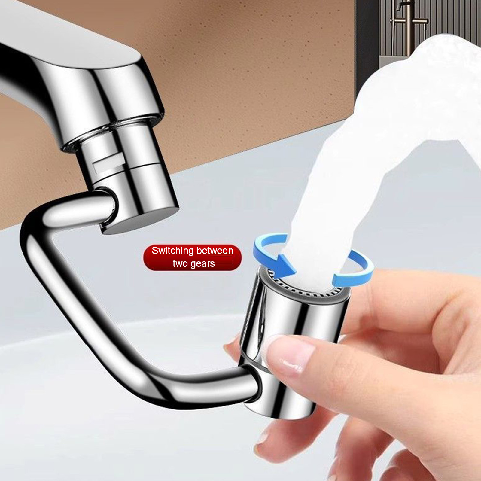 Kitchen Appliances Bundle - Extensor de grifo giratorio Flexiflow, núcleo
