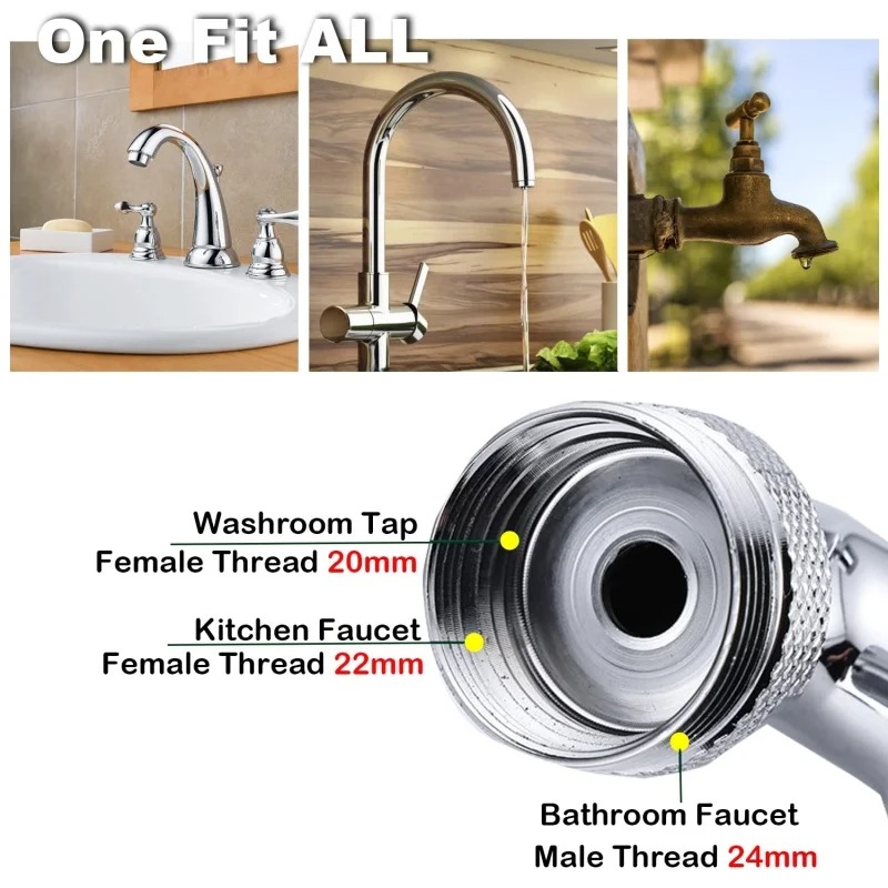 1080 ° Extensor de grifo girat - Kitchen Appliances Bundle reseña y precio