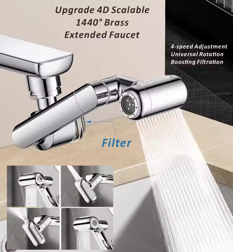 Nuevo Metal 1440 °   Grifo de  - Kitchen Appliances Bundle reseña y precio