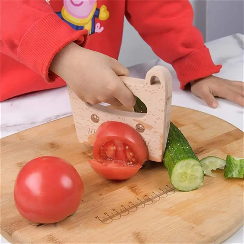 Cuchillo de madera para niños  - Kitchen Appliances Kids reseña y precio
