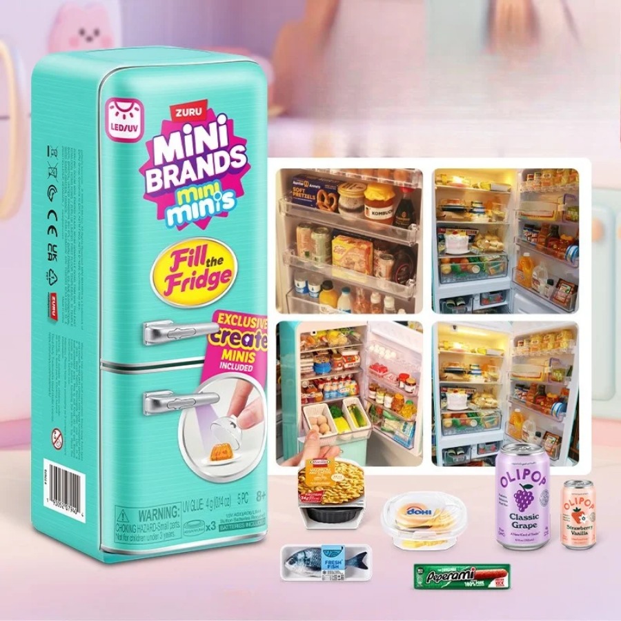 ZURU 5 Surprise Mini Fridge Ba - Kitchen Appliances Kids reseña y precio